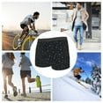 thumbnail image 4 of Susaid Constellation Print Men's Mesh Boxer Briefs Cooling Breathable Sports Underwear Wide Waistband Boxer Briefs W/Fly-Medium, 4 of 5