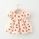 thumbnail image 2 of Vestidos de moda con forma de corazón para niñas pequeñas, vestidos de princesa para niñas de 1 a 3 años, vestidos de verano, 2 of 5