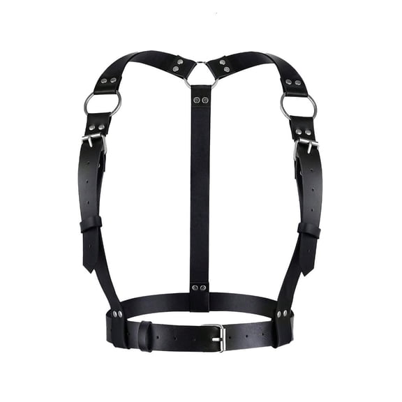 Giaone Harness Belt Grunge Punk Waist Belt Modern Buckle for Jeans Dress Unsiex