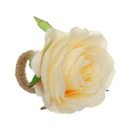 

Simulation Flower Creative Hotel Western Table Napkin Button Home Napkin Buckles
