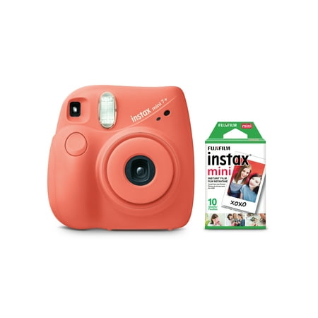 Fujifilm Instax Mini 7+ Camera - Coral