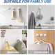 thumbnail image 5 of Adhesive Bathroom Wall Hooks Pieces Stainless Steel Towel No Drilling, 5 of 5