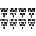 thumbnail image 1 of 18-Pin Carbon Fiber Finger Sleeves for Mobile Games Screen Finger Sleeves (128 Pcs), 1 of 7