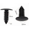 thumbnail image 4 of 100 X 8mm Bumper Clips Auto Car Hole Plastic Rivets Fastener Fender Push Pin, 4 of 5