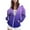 Purple, variant on Zip Up Hoodie Women Drawstring Long Sleeve Sweatshirt Gradient Color Hoody Jackets Warm Fleece Top Fashion Casual Womens Hoodies Fall Cardigan Cotton Loose Zipped Sweater Tops 01-dark blue XL