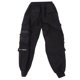 thumbnail image 1 of Pantalones Negros Con Pados Cónicos y Múltiples Bolsillos Con Cordón para Hombre XL, A Juego Con Camisa, Adecuados para El Verano, 1 of 7
