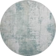 thumbnail image 2 of Addison Rugs Mayfield Premium Machine Washable Transitional Abstract Turquoise Round Rug, 8' x 8', 2 of 6