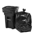 thumbnail image 3 of 50pcs Heavy Duty 64 Gallon Contractor 2 mil Trash Bags Garbage Bags Black, 3 of 7