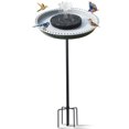 thumbnail image 1 of Feemiyo Solar Powered Bird Bath Fountains for Hummingbirds,Stable Stylish Design with 5-Prong Base Metal Stake Bird Baths Fountai, 1 of 6