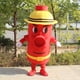 thumbnail image 5 of Disfraz de mascota de bombero, disfraz de cosplay, disfraz de carnaval, disfraz de personaje de dibujos animados, mascota recién llegada, 5 of 5