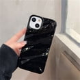 thumbnail image 4 of Funda de teléfono con patrón de seda de lujo para iPhone 14 13 11 12 Pro Max X XS XR 7 8 Plus SE 2 3 funda trasera suave protectora a prueba de golpes, 4 of 4