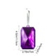 thumbnail image 3 of Ireezec Christmas Tree Ornaments Plastic Gemstone Pendant Decorations for Holiday Party Wedding Valentines Day Festive Shimmering Hanging Ball Decor, 3 of 6