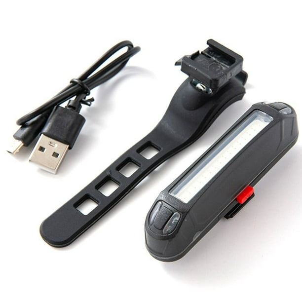 Luces de tienda Lisbinx, luz trasera para bicicleta, luz LED ultrabrillante, intermitente, recargable vía USB, resistente al agua, luz de advertencia para ciclismo nocturno.