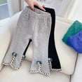 thumbnail image 6 of YTDSCS Toddler Kids Girls Spring Fall Flare Pants Bottoms Trousers Baby Flare Leggings 6M-6Y Infant Athletic Pants Casual Elastic Waist Bell Bottoms, 6 of 8