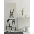 thumbnail image 3 of Grey Rabbit III Painting Print on Wrapped Canvas, 3 of 7