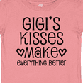 thumbnail image 4 of Inktastic Gigi Kisses Make Everything Better Boys or Girls Baby T-Shirt, 4 of 5