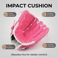 thumbnail image 4 of HOMEIORA Baseball + Softball Glove - Youth Mitt - 9.5" Right Hand Throw, Rose red (1 Pack), 4 of 5