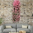 thumbnail image 4 of WSZZL Simulated Flower Bouquets, Decorative Wall Hanging Baskets, Artificial Rattan Plants, Maintenance-Free Home Decor, Indoor Outdoor Landscaping, Perfect for Weddings and Events, 4 of 5