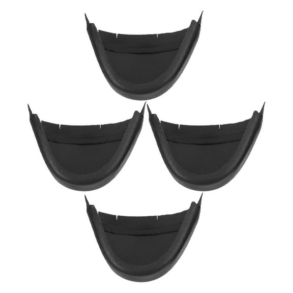 LEORX 2Pair Work Boot Toe Protector with Impact Resistance and Puncture Proof Design Black