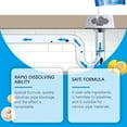 thumbnail image 4 of Sink Drain Cleaner Powder, Drain Clog Remover, Unclog Sink Drain, Foaming Drain Cleaner for Sink, Portable 6-Pack Powder That Breaks Down Buildup on Bathroom Sink Drains, Shower, 4 of 9