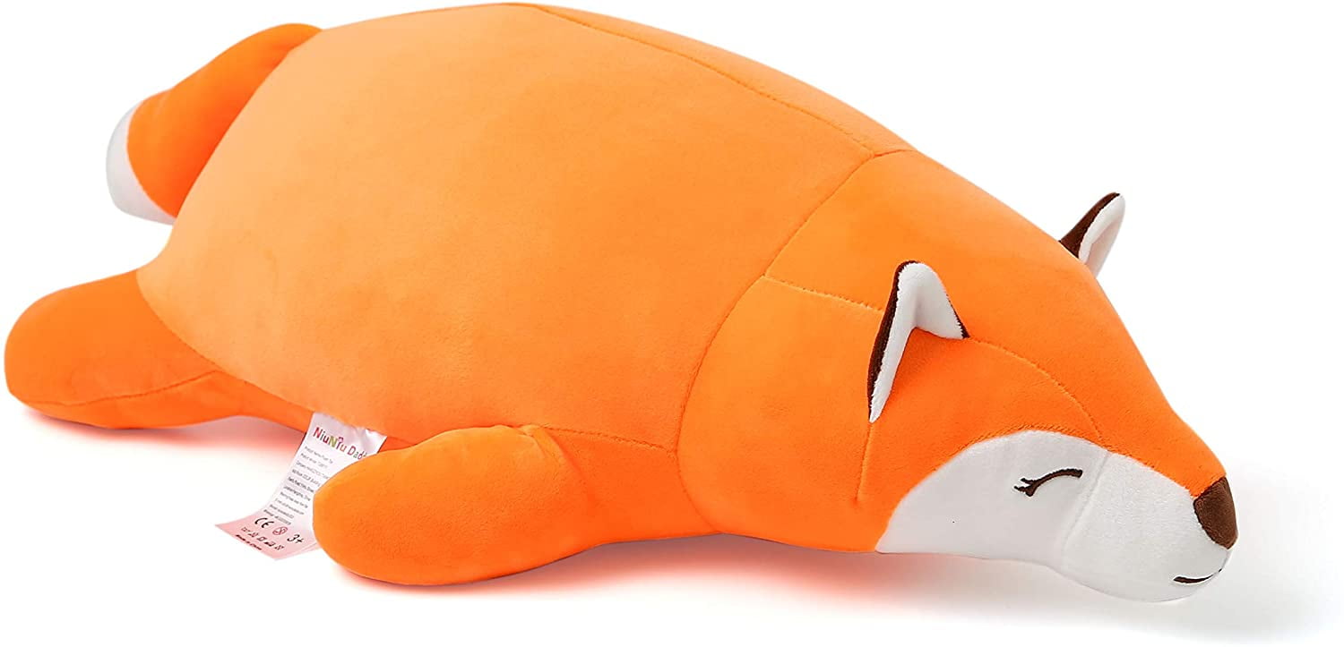 orange fox pillow