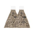 thumbnail image 2 of Vintage Wood Grain Kitchen Towel Bathroom Absorbent Soft Children's Hand Towel Table Cleaning Cloth, 2 of 6