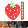 thumbnail image 2 of Shisuyan 12Pcs Tennis Racket Dampener Strawberry Shape Tennis Dampener Silicone Vibration Racket Dampener, 2 of 9
