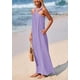 thumbnail image 5 of Vestido de verano PRETTYGARDEN 2025 sin mangas con tiras moradas S, 5 of 9