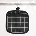 thumbnail image 3 of PUMYPOREITY Pot Holder for Kitchen, Hot Pot Holders Set, Oven Mat for Cooking and Baking, Heat Resistant, Black, 1 PC, 3 of 6