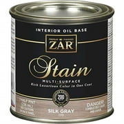 ZAR Solid Silk Gray Oil-Based Polyurethane Wood Stain 0.5 pt
