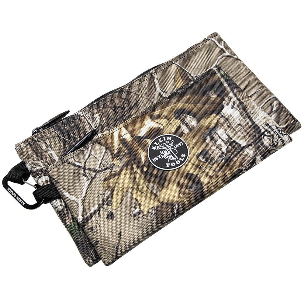 Klein Tools 55560 Camo Zipper Bags, 2-Pack
