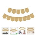 thumbnail image 6 of Sipeihong Party 1pc DIY Birthday Blank Flag Delicate Shield Shape Banner Wedding Party Ornament, 6 of 10