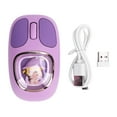 thumbnail image 2 of Mouse, 2.4G Rechargeable Silent Mouse with RGB Backlit, Cute Portable Computer Mice for PC, Laptop, Computer, 2 of 7