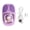 Violet, variant on LAZIOEGR Wireless Mouse Cute Doll Type C Rechargeable Silent RGB Backlit 2.4G BT3.0 BT5.0 Mouse for Working Gaming Violet 4.72 inches / 11.99 cm