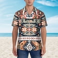thumbnail image 3 of Men's Casual Linen Button Down Shirt Short Sleeve Beach Shirt, 3 of 8
