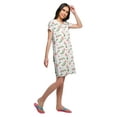 thumbnail image 4 of Moomaya Chemise de Nuit d'Allaitement à Boutons pour Femmes Imprimée, 4 of 5