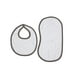 thumbnail image 4 of Juego de Baberos Bacati Elephants Azul Gris Muselina 4 Unidades, 4 of 6