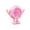Pink, variant on Specollect 1 Pcs Colorful LED Light Football Fan with USB Charging, 5-Speed Adjustable Portable Cooling Fan for Outdoor Sports