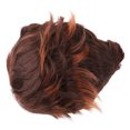 thumbnail image 1 of Hombres Corta Peluca Marrón, Hombres Corta Cabello Sintético Peluca Fácil de Mantener el Forro Transpirable Elegante Para Ancianos medios para Disfraz de Cosplay, 1 of 7