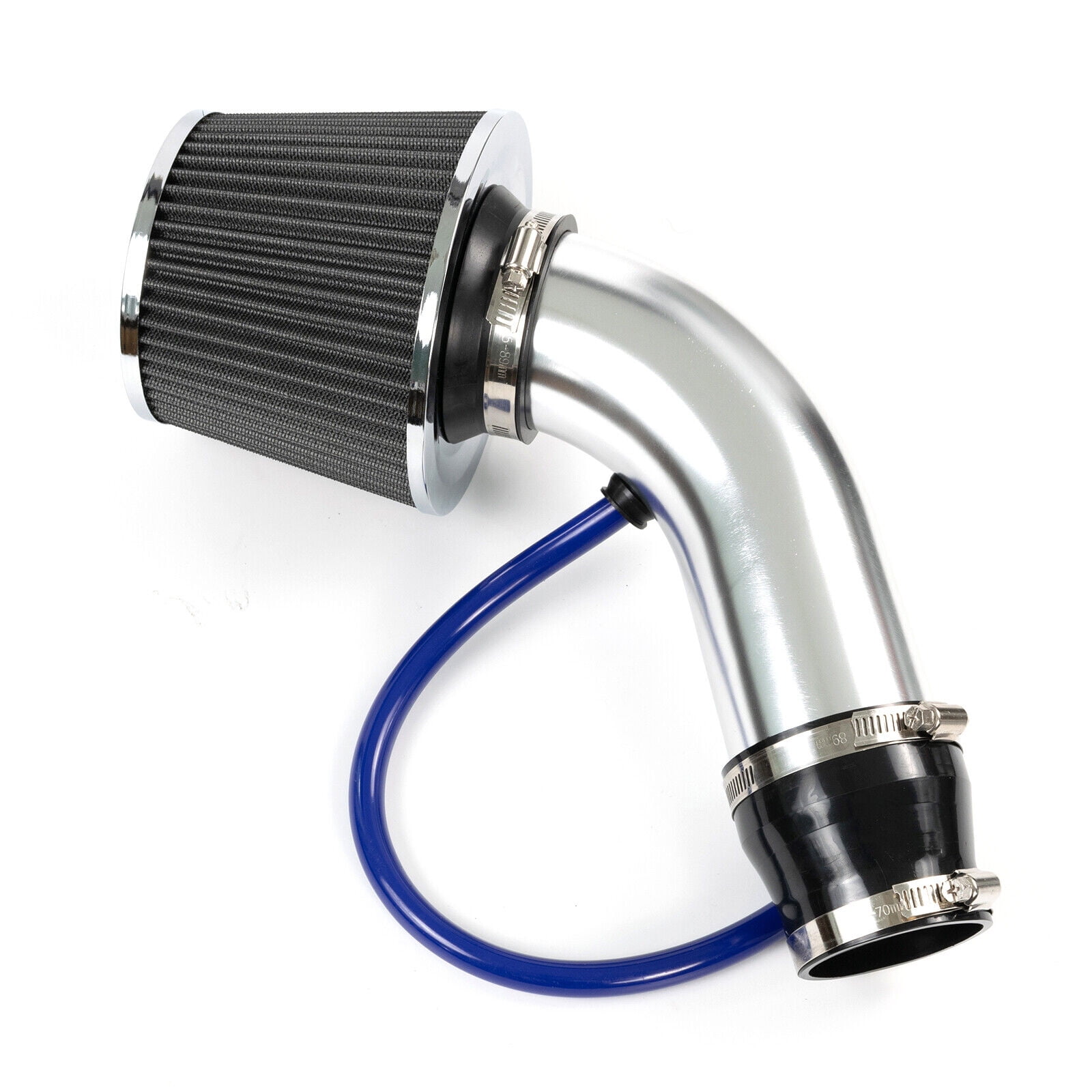 Yiyasu Universal 3" Car Inlet Cold Air Intake Filter Induction Kit Pipe Hose System