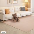 thumbnail image 6 of 20" x 20" Square Carpet Floor Tile,  20Pcs Peel and Stick Carpet , Flooring Washable, Sticky Tile Carpet Patch for Home, Living Room, Kitchen and Office (Beige-camel), 6 of 12