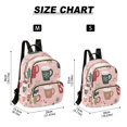 thumbnail image 2 of FORMRS Mini Backpack Purse for Women Quilted Travel Daypack Casual Shoulder Bag, Brown Christmas Cups, 2 of 7