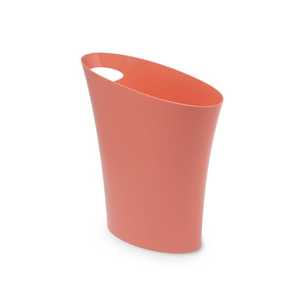 Umbra Skinny Trash Can Sleek & Stylish Bathroom Trash Can, Small