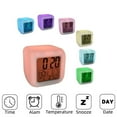 thumbnail image 2 of DONNGZAE LED Alarm Clock Melody Pattern Creative Desk Table Clock Glowing Electronic Colorful Digital Clock for Unisex Adults Girl Boy Kids Children Toy Birthday Present Gift SLO526-0564, 2 of 7