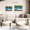 thumbnail image 4 of Elephant Stock Palm Tree On A Sandy Beach Wall Art - Horizontal Canvas Wall Art - Living Room Wall Decor - Beach Canvas - Brown And Beige Decor - 30" x 20", 4 of 8