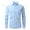 Light Blue, variant on Yaoyar Men's Urban Stylish Casual Business Slim Fit Long Sleeve Button Up Dress Shirt with Pocket