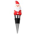 thumbnail image 1 of Xihbxyly Juego de Tapones de Vino Navideños, Diseño de Papá Noel y Muñeco de Nieve, Cierre Hermético para Mayor Frescura, Reutilizables y Duraderos, Perfectos para Amantes Del Vino y Fiestas Navideña, 1 of 2