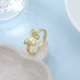 thumbnail image 7 of Butterfly Ring Bohemian Adjustable Stainless Steel Rings Fashion Jewelry, 7 of 7