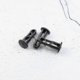thumbnail image 4 of 3 Pairs Hinge Bolts Hinge Pins For Trash Can Lid Bins To Fit 240/120/100/60l Outdoor Dustbins, 65mm X 18mm, Black Plastic, 4 of 5