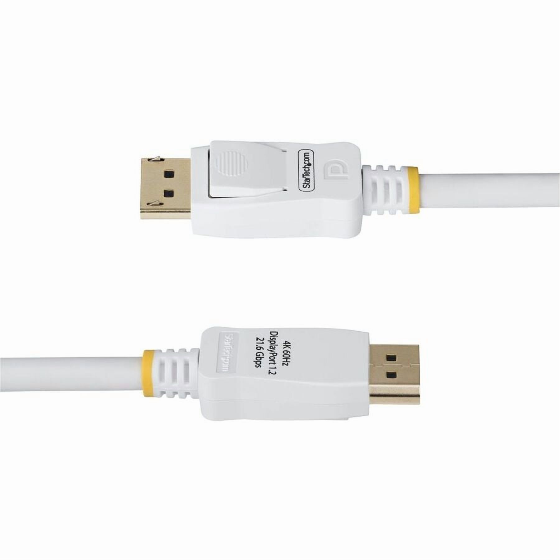 StarTech.com 10ft DisplayPort Cable, White